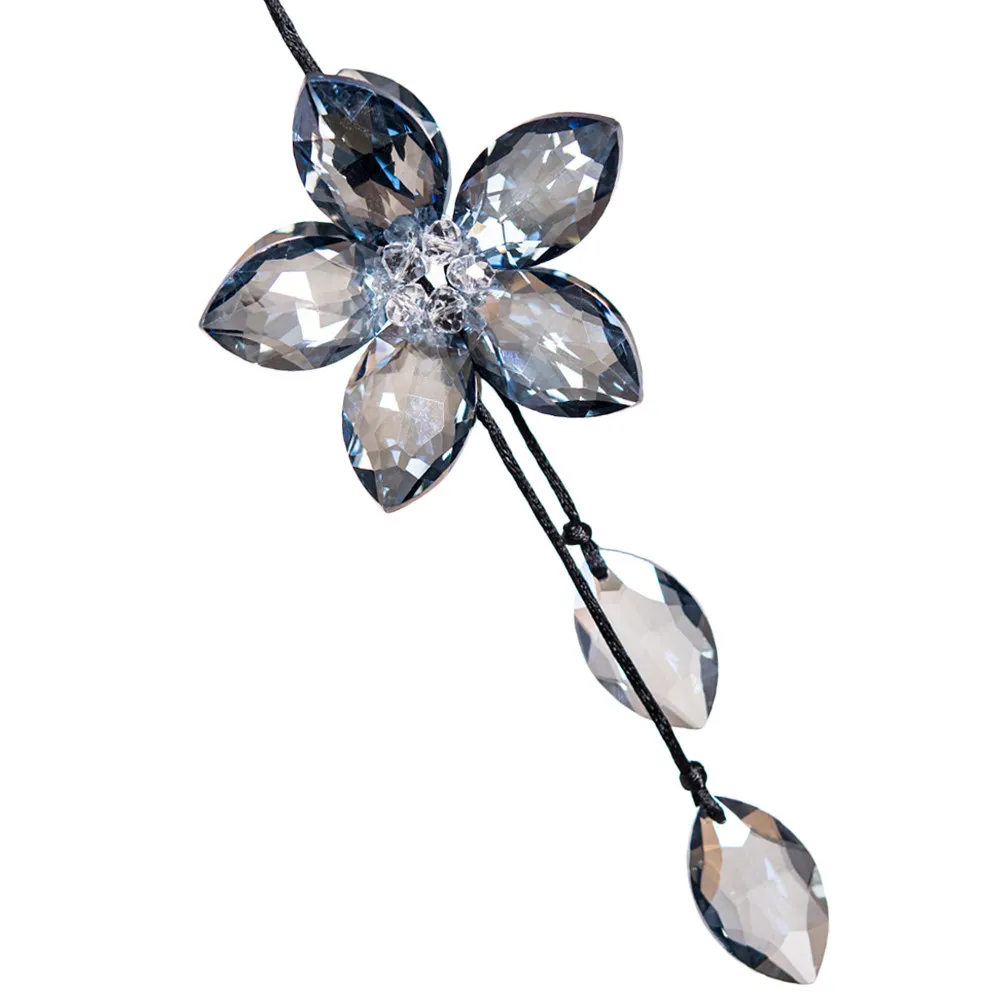1Pcs Crystal Pendant for Car Rearview Mirror Rhinestone Heart Decor Colorful Sparkling Beads Lightweight Shatter Resistant Home