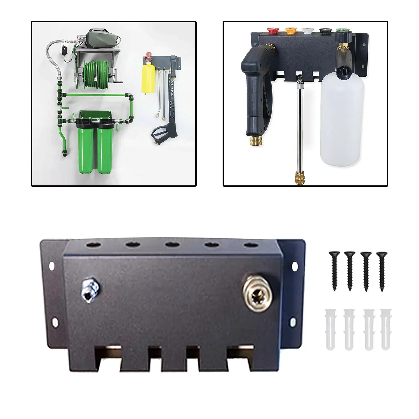 Pressure Washer Holder Wall Mounted Mount for Pressure Washer Wand