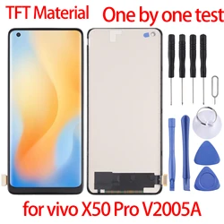 TFT Material LCD Screen and Digitizer Full Assembly (Not Supporting Fingerprint Identification) for vivo X50 Pro V2005A