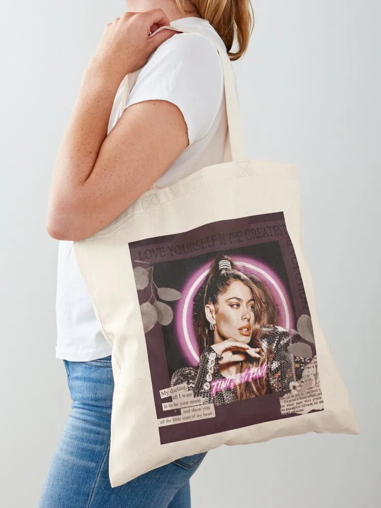 

TINI - Love Yourself 1 Tote Bag Shopper Beach bag personalized tote bag Handbags women