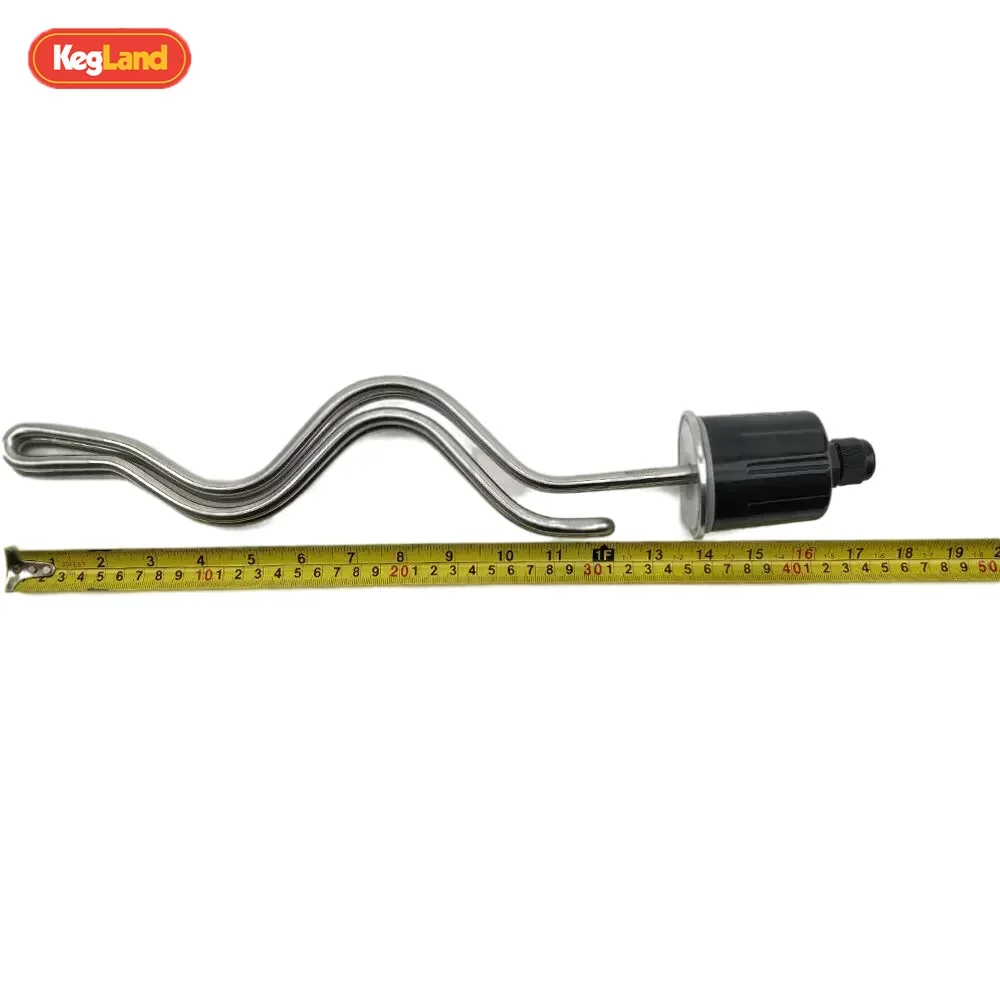 KegLand 2 Inch Tri Clamp Heating Element Electric Water Heater for Brewing/Distilling Equipment