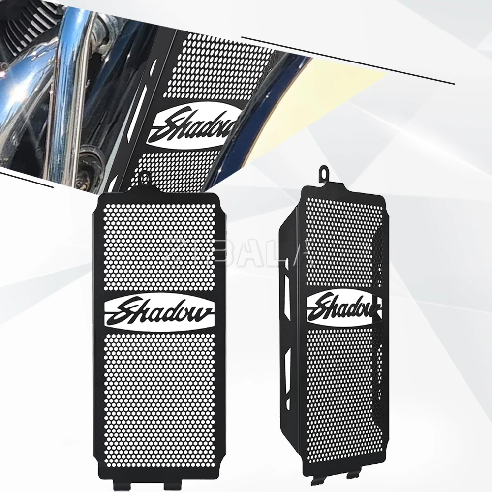 For Honda Shadow ACE VT400 VT750 1997-2003 Spirit 750 2001-2008 2002 Motorcycle SHADOW 750 Radiator Grille Guard Protector Cover