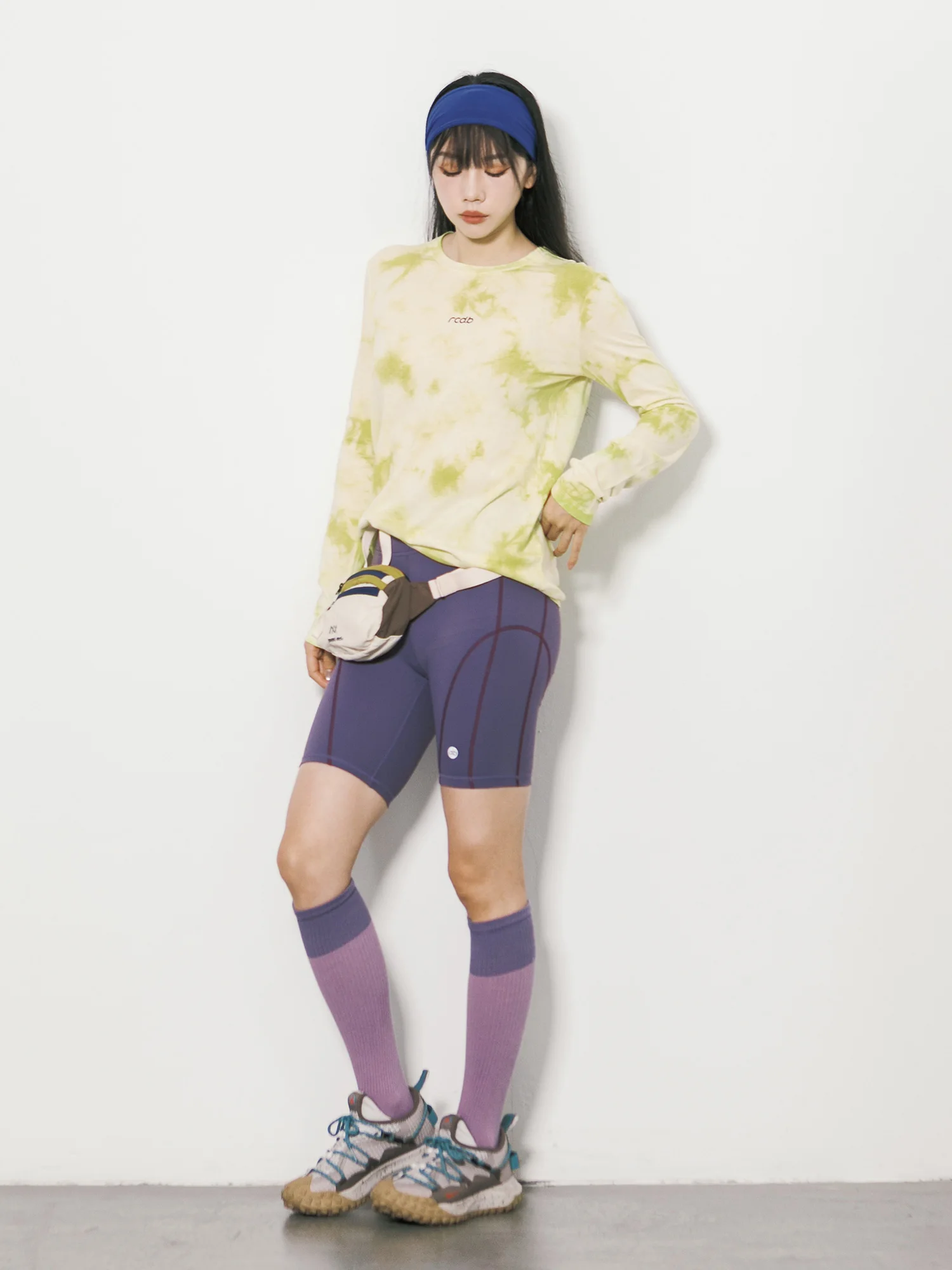Outdoor Gradient Dyed Woolen Long Sleeve T-Shirt Women's Quick Dry Skin-friendly Breathable Sports Top RCDB Knittedwear