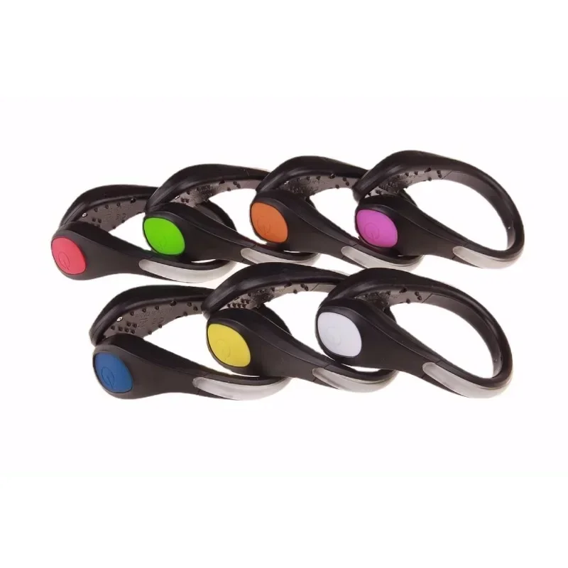 Shining Shoes Clip Colorful Light Night LED Clip on Shoe Safety Flashing Outdoor Sports Shoes Clip 1Pcs