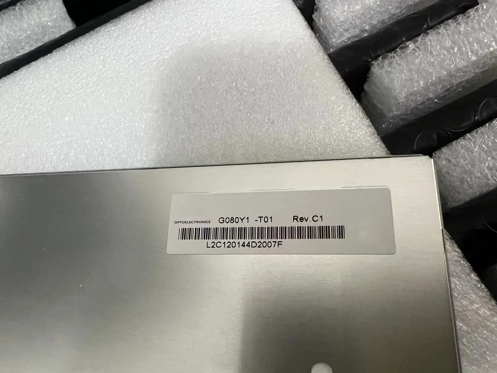 G080Y1-T01 LCD industrial original de 8 polegadas