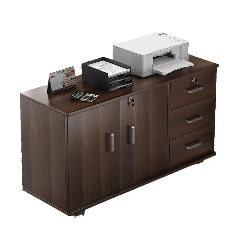 LH Office Documents Locked Drawer Low Cabinet Information Desk Storage Locker