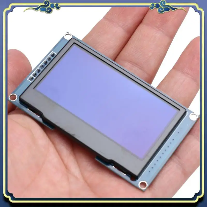 

Portable 5Pcs 2.42 Inch OLED Display LCD Screen Module 128X64 SPI/IIC Interface SSD1309 Display White