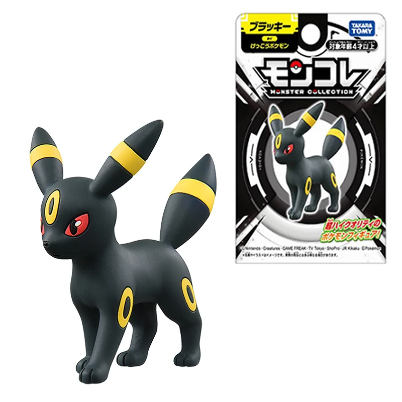 TAKARA TOMY Pokemon MC serie lindo juguete adornos colección decorativa modelo figura de moda Espeon Umbreon regalo de cumpleaños