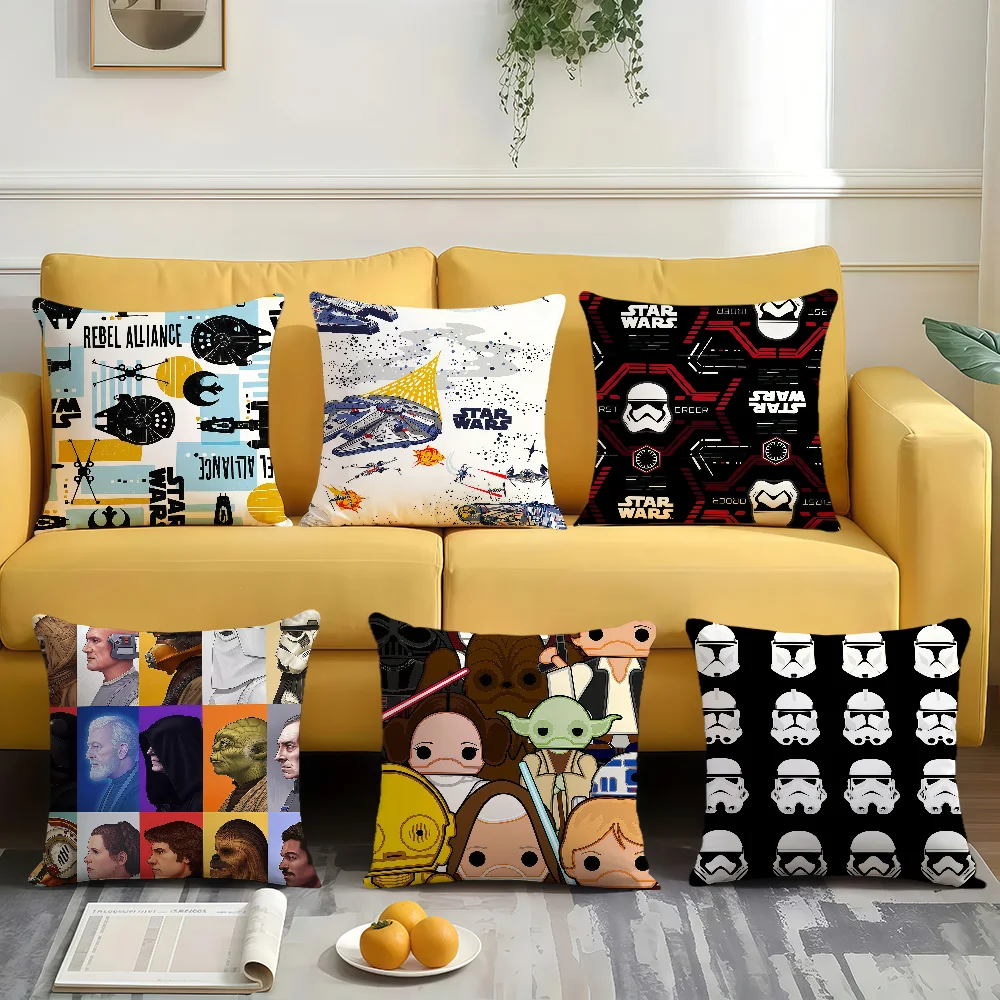 Film cool S-star W-wars fanart soft pillowcase for Sofa Home Living Room office Decor Protective Covers hogar pillow cover