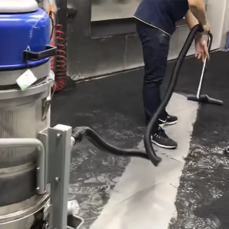 Aspirador de pó industrial elétrico monofásico de três motores 3600W/4.8HP para lixar aterrar superfície de água poeira de lama