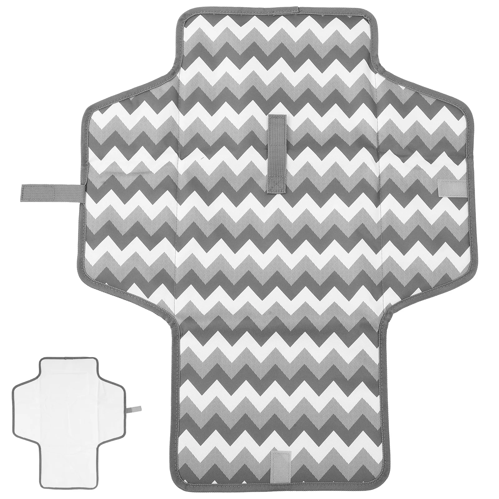 وسادة تغيير حفاضات الأطفال المحمولة المقاومة للماء وقابلة لإعادة الاستخدام ومضادة للتسرب للسفر في الهواء الطلق، وسادة تغيير لحديثي الولادة ناعمة قابلة للطي #3