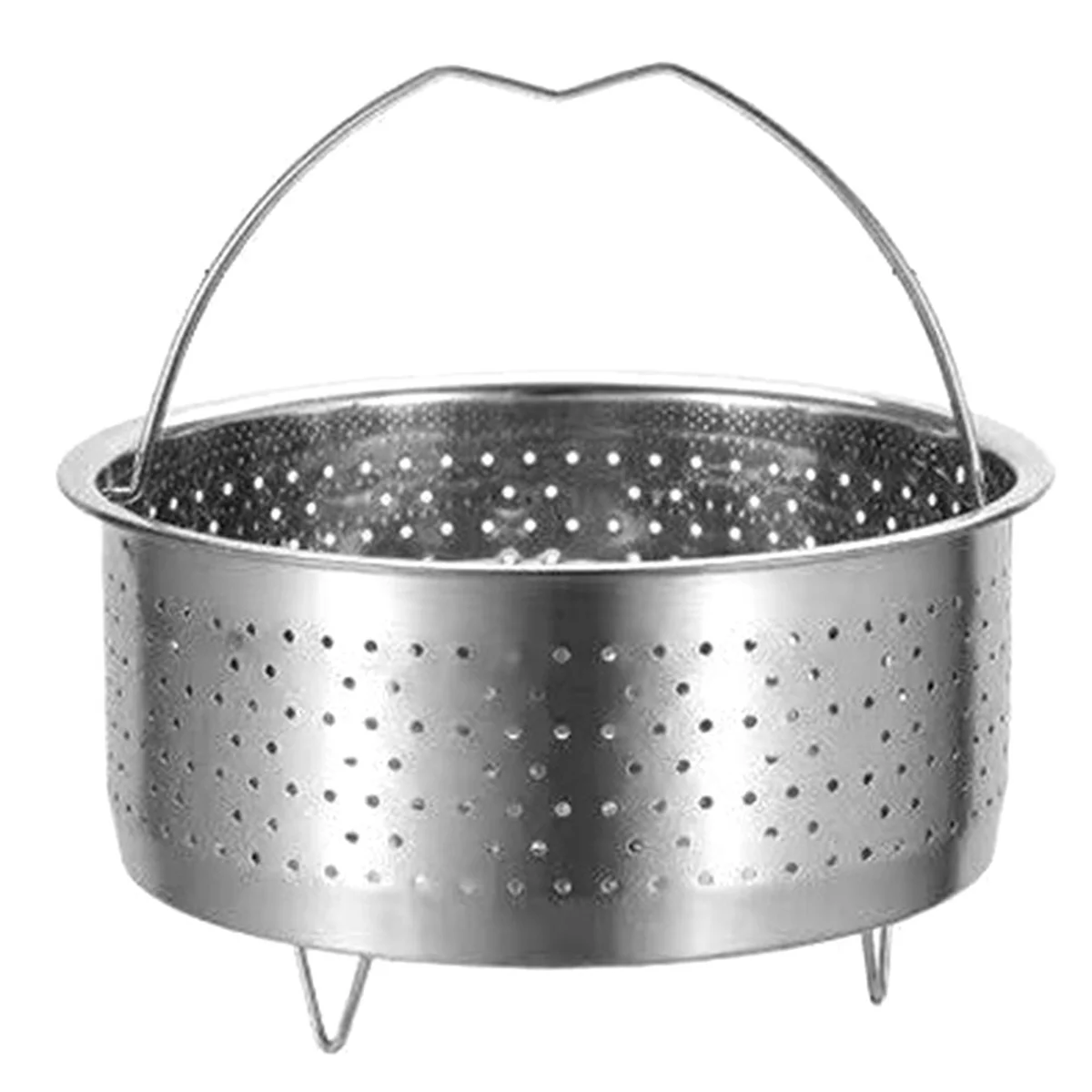 Stainless Steel Steamer Basket Rice Cooker Steamer for Instant Cooker with Handle Pressure Cooker Rice Steamer