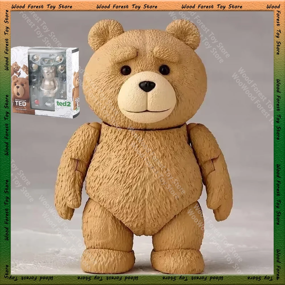 야마구치 테드 2 애니메이션 피규어 Bjd 테디 베어 액션 피규어, Revoltech No.006 테디 브릭 피규어 모델 인형 장난감, 크리스마스 선물