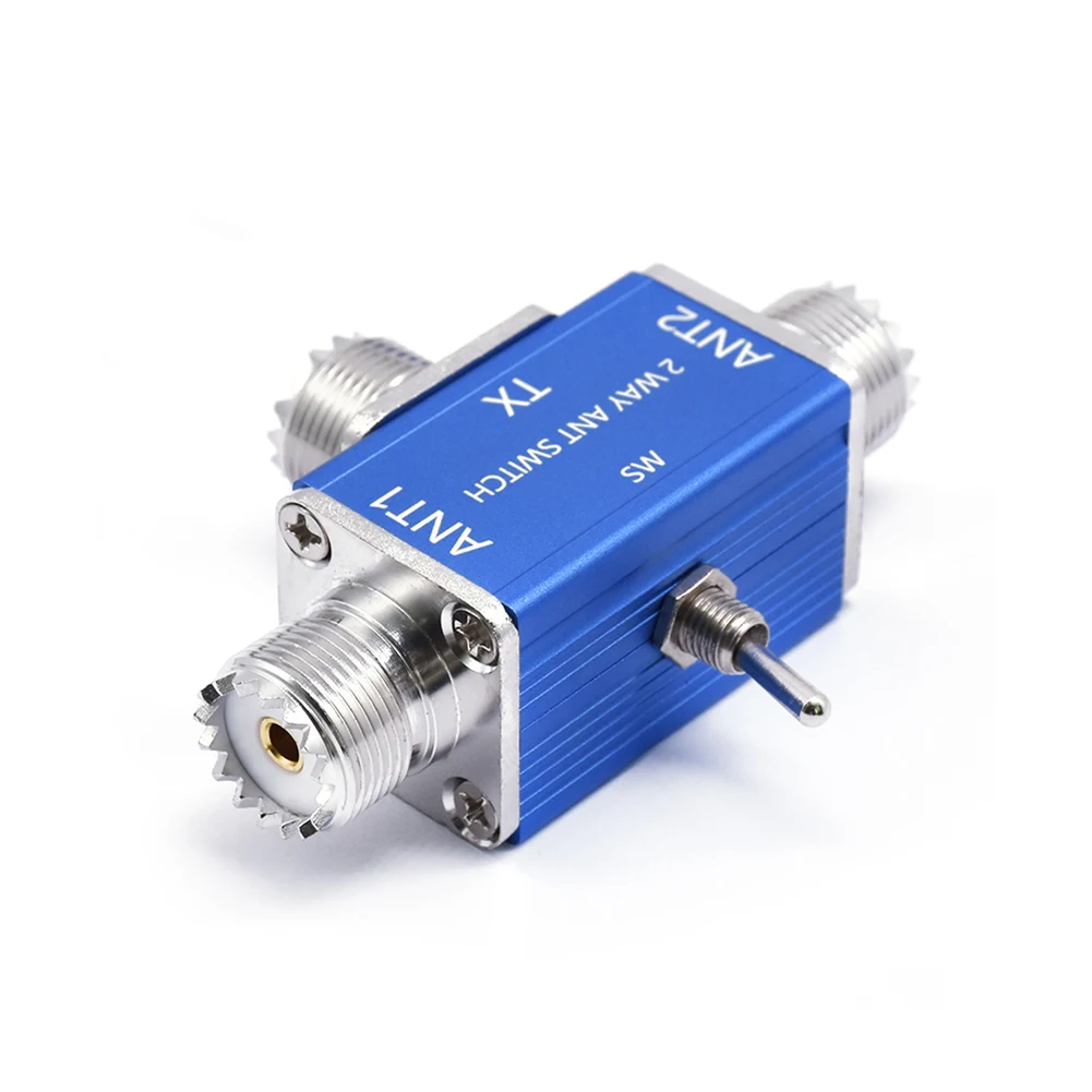 Manual Antenna Switch Coaxial Antenna Switch Two Way Antenna Switch Frequency Switch Aluminum Alloy Construction