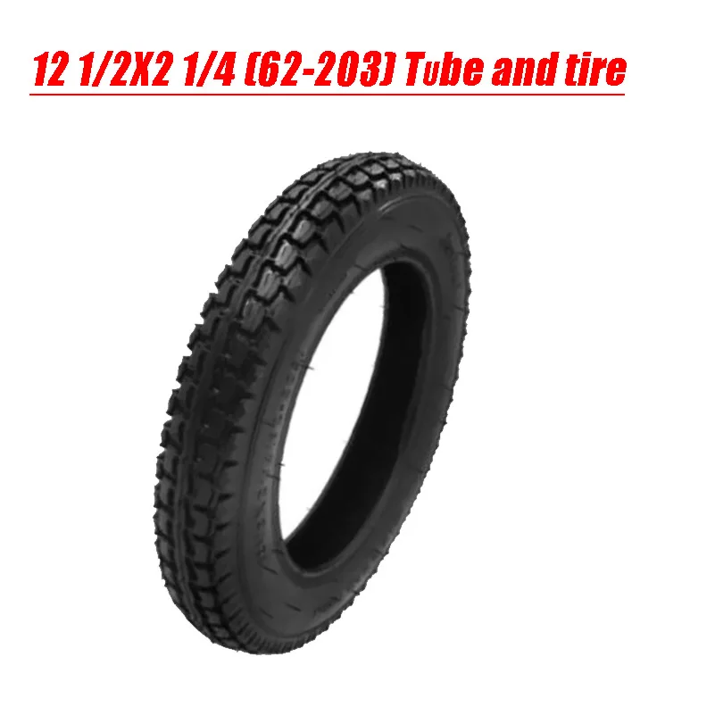 12 1/2 x 2 1/4 62-203 Inner outer tire,fits Electric 3-wheeled car E-bike inch Bike folging Scooter Tire