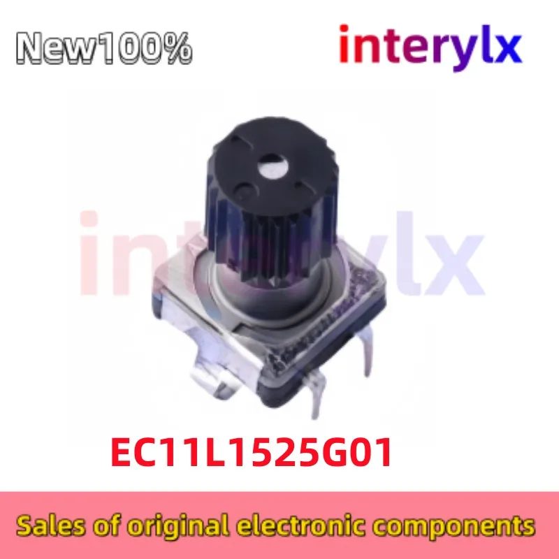 2-10Pcs/Lot Original ALPS EC11L1525G01 Volume Rotary Encoder with Key Switch Axis Length 13.5MM