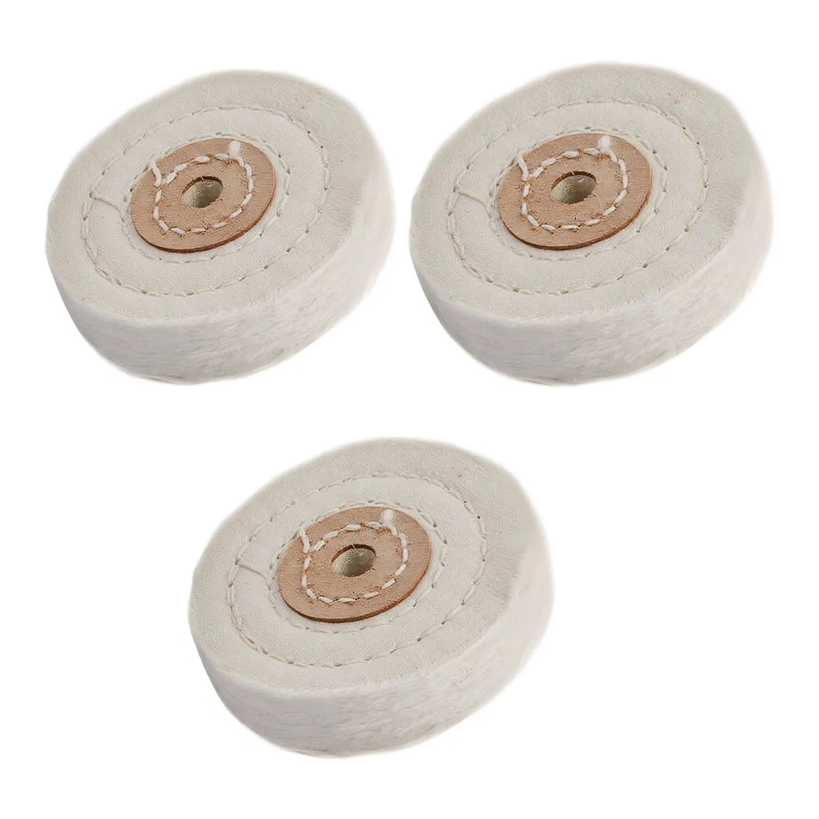 3PCS 75mm Cloth Buffing Wheel for Jewelry Polishing Metal Hardware Stainless Steel Aluminum Plastic Ceramic Glass