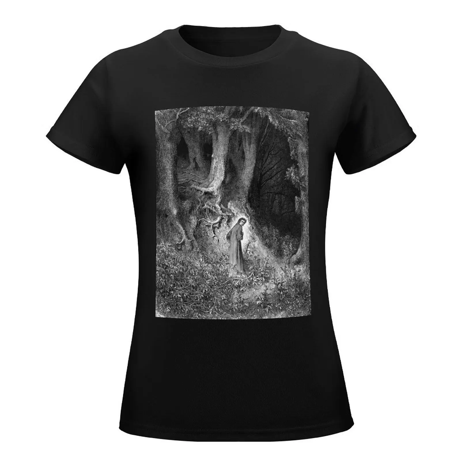 Dante's Inferno, the gloomy wood (C017/7996) T-Shirt animal print aesthetic clothes clothes for woman