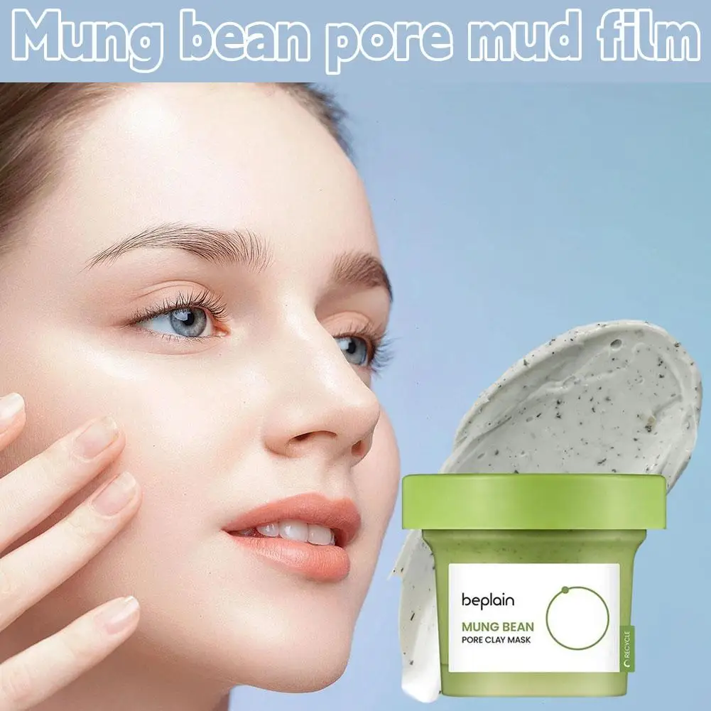 Coreano Beplain Mung Bean cuidado de la piel suero de poros de frijol limpiador profundo de poros aceite desmaquillante refrescante fortalece la barrera de la piel