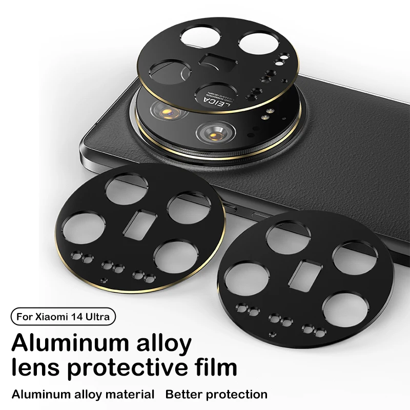 Aluminum Alloy Camera Protector Cover For Xiaomi 14 Ultra 5G Metal Back Lens Ring Case Cap Xioami Mi 14 Ultra 14Ultra 6.73inches