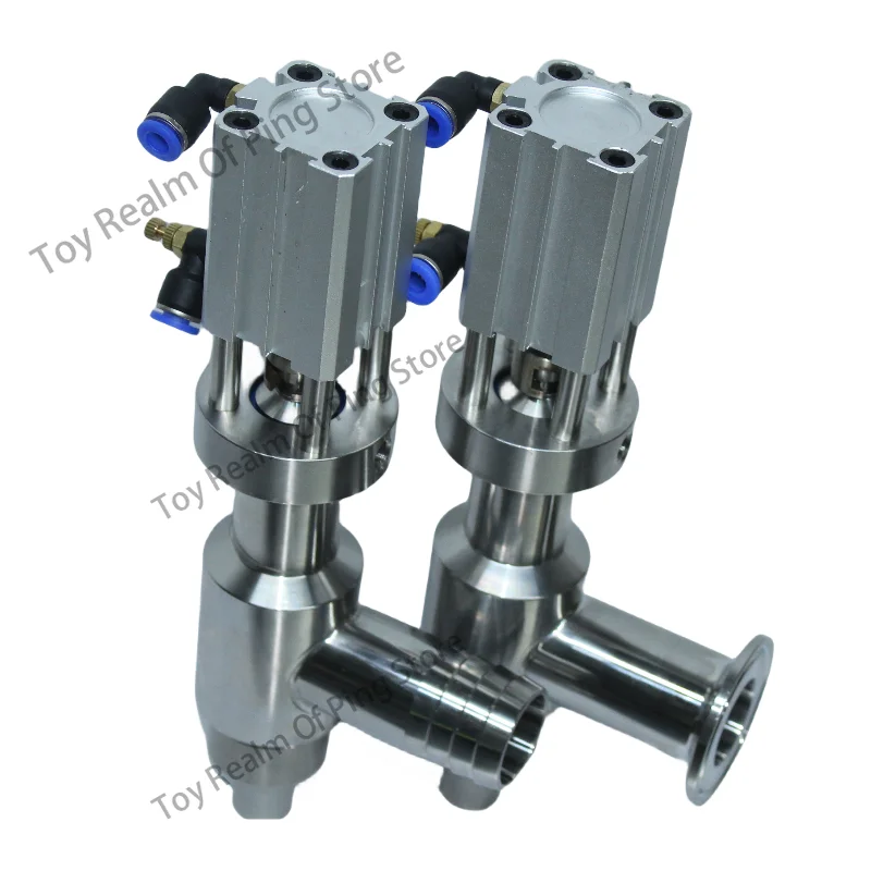 Pneumatic filling head Pneumatic filling machine valve DN16/25/34/45 Paste liquid dual purpose filling valve 304