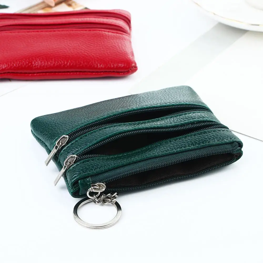 Cute Fashion PU Leather For Girls Multilayer Multifunctional Small Purse Wallets Korean Money Bag Women Coin Purse Card Holder