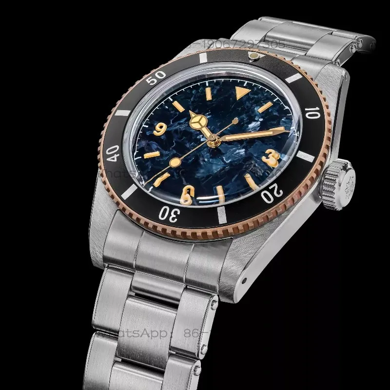 Retro diving watch Swiss imported SW200 movement 8mm