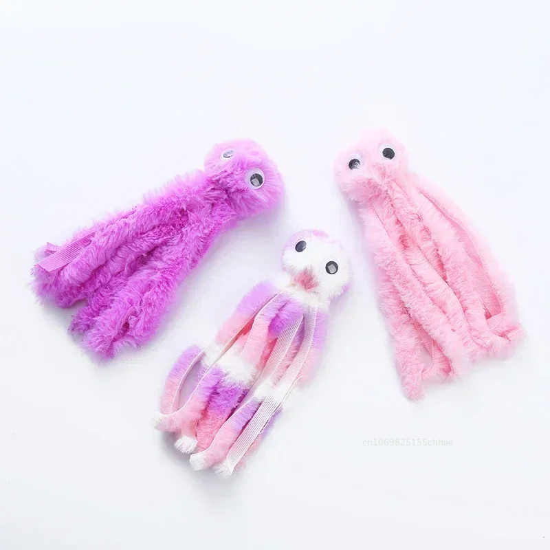 Pet Plush Toy Cat Catnip Octopus Shape Toy Bite Resistant Interactive Pet Cat Plaything Dog Teeth Cleaning Chew Toy Pet Supplies
