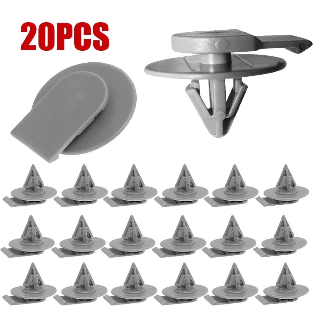 

20pcs Car Wheel Arch Trim Clips Fasteners Grey Rivets Car Interior Детали интерьера for BMW Mini Cooper R50 R52 R53 R56 F56