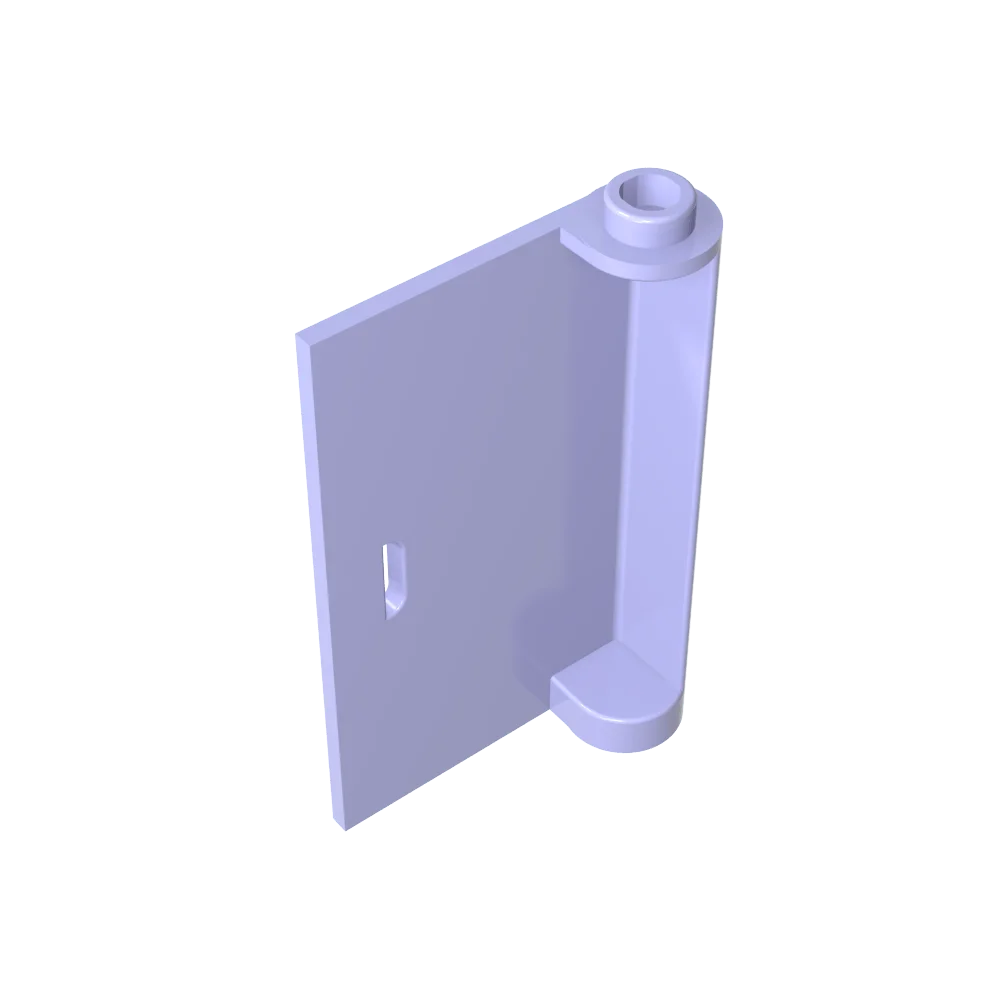 Gobricks GDS-1515 Porta 1 x 3 x 4 Esquerda - Aberta entre Dobradiça Superior e Inferior compatível com lego 58381 Blocos de Construção Técnicos