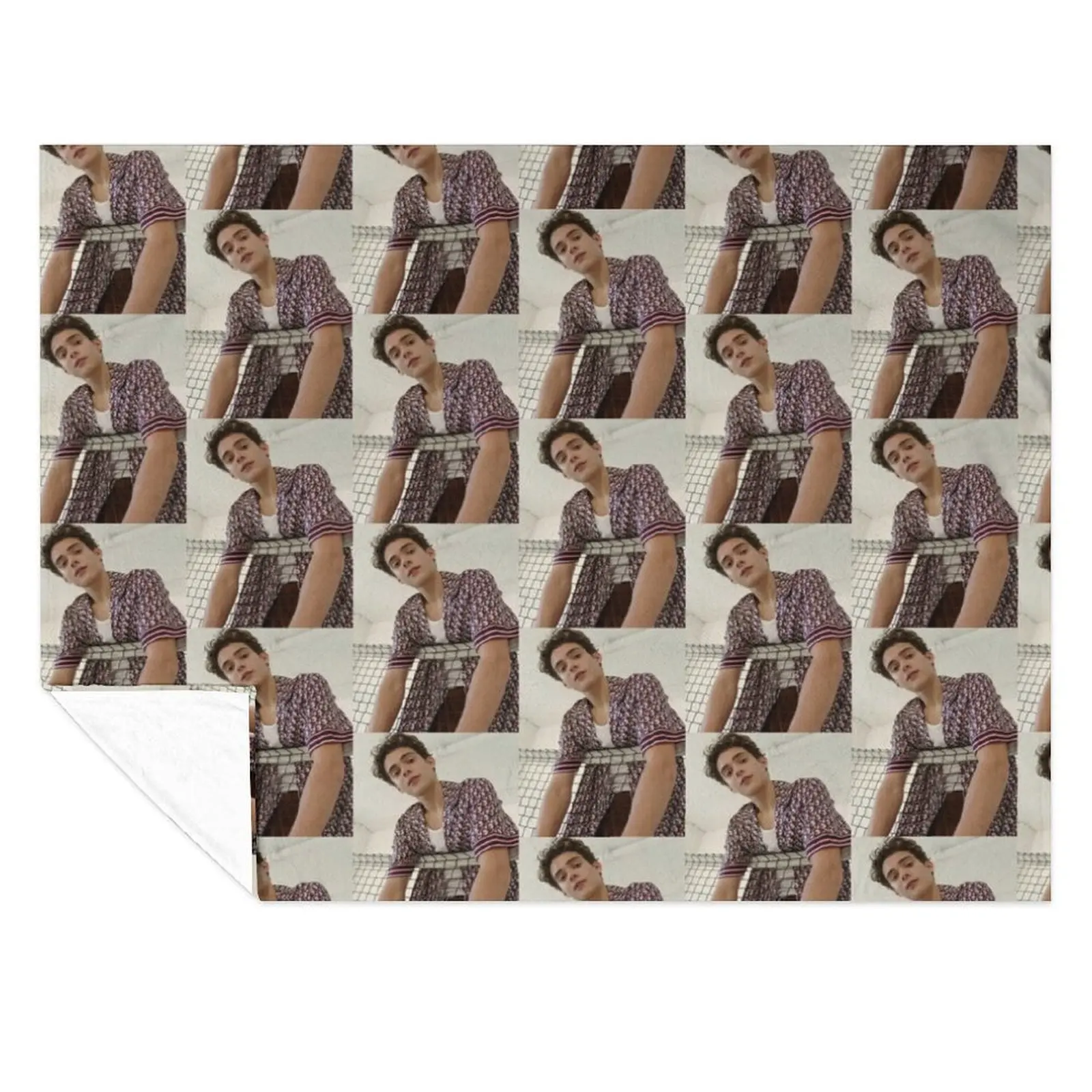 

joshua basset Throw Blanket Shaggy Furrys Summer Nap Blankets