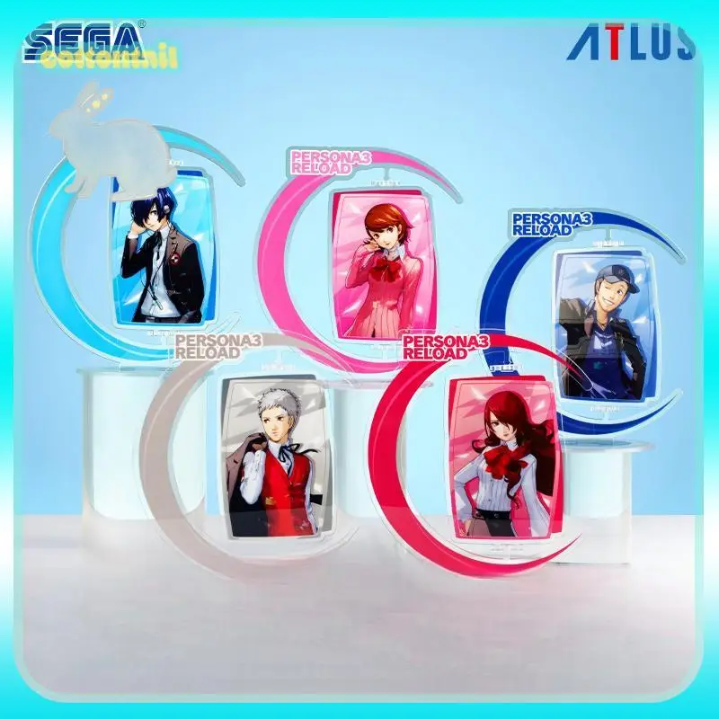 

Original SEGA Persona 3 Reload Rotating Acrylic Stand Super Thick Clear Anime Game Peripheral Collect Toys Girls Gift