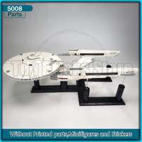UCCS Model MOC Building Block NCC-1701-A  Aircraft Transportion Bricks DIY Assembly Toys Xmas Gifts Starfigter Collection Sets