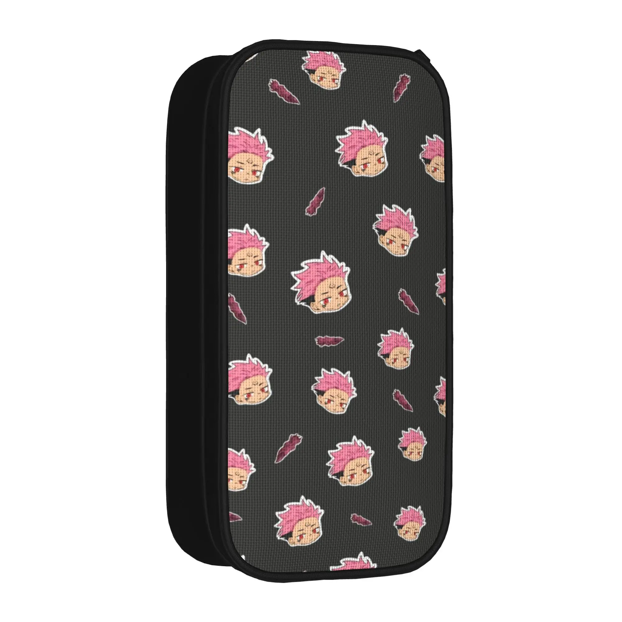 JJK Anime Ryomen Sukuna Pencil Case Creative  Pen Box Pencil Bags Girl Boy Big Capacity School Supplies Pencilcases,