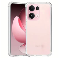 Lens Protector Transparent Phone Case For Oppo A5 A5X 2025 A5 Pro 4g 5g A5M Ultra Clear Soft shockproof TPU Silicone Cover Funda