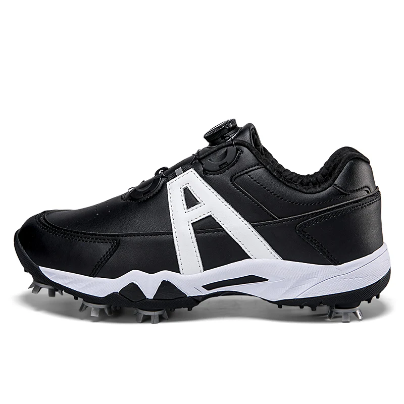 

Golf sneakers men's style four season new fashion anti slip breathable comfortable height increase indoor outdoor sports shoes