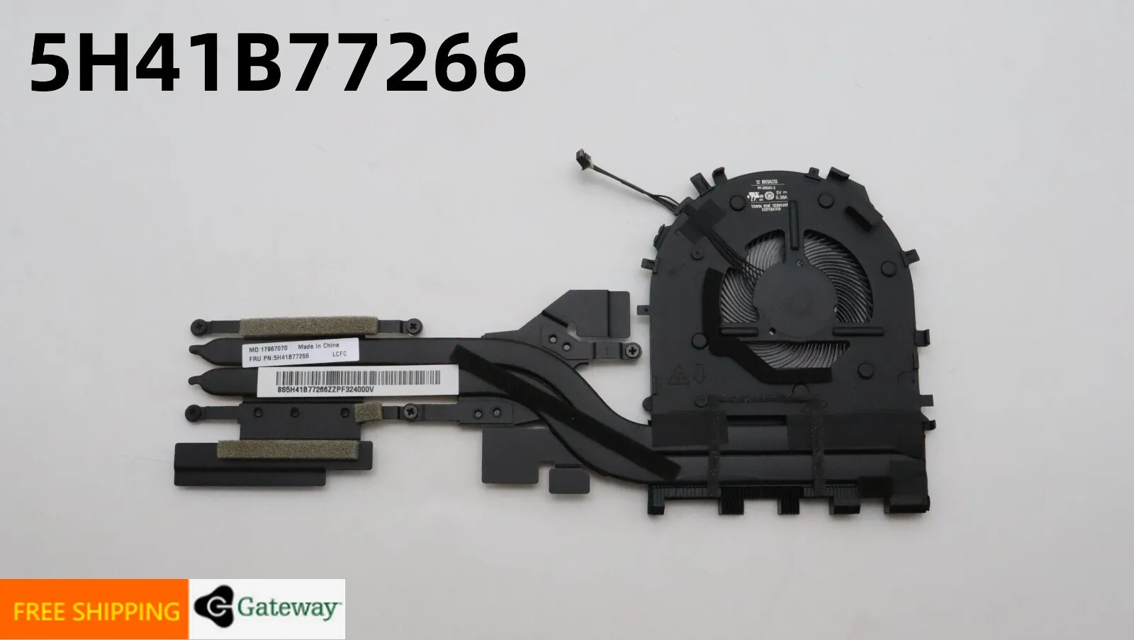 

Original for LENOVO Thinkpad E14 E15 Gen4 COOLING FAN HEATSINK 5H41B77266