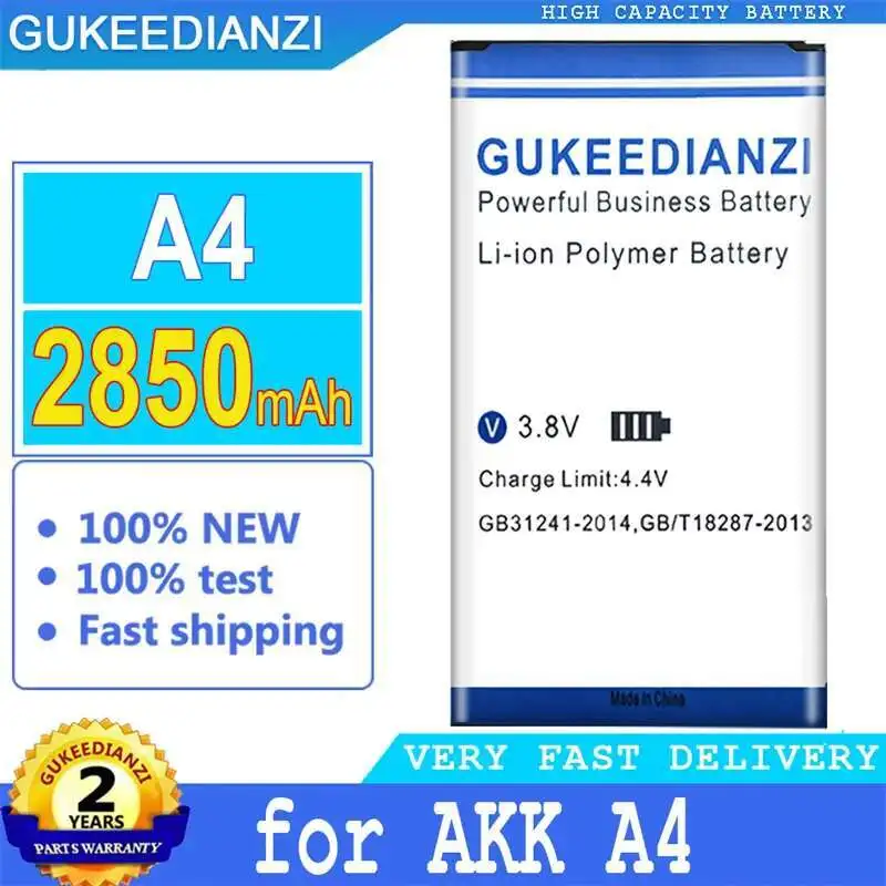 

Reliable Replacement For Akk A4 High-Capacity Mobile Phone Battery 2850Mah