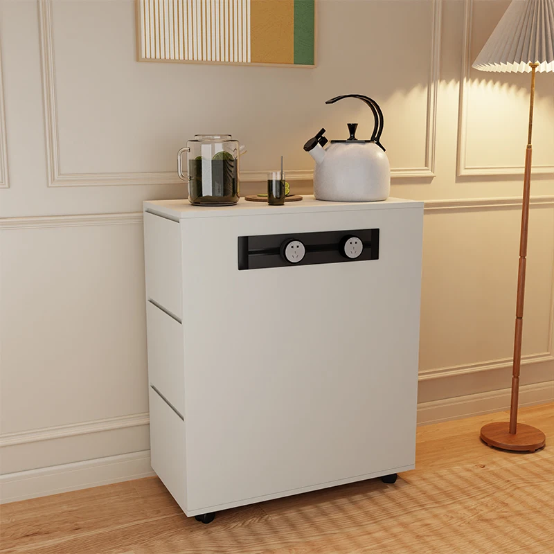 Small island single cabinet small size narrow edge island table integrated kitchen movable separate guide table sideboard