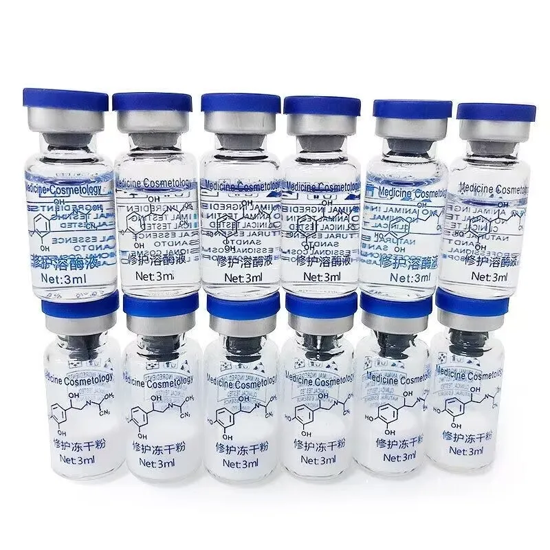 Oligopeptide  Peptide Freeze-Dried Powder Set Oligopeptide Anti Wrinkle Essence Shrink Pores Acne Treatment Skincare Serum