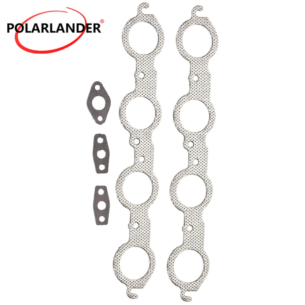 MS92467 Engine Exhaust Manifold Gasket Compatible with Chevrolet Silverado Express GMC Sierra 4.8L 5.3L 6.0L
