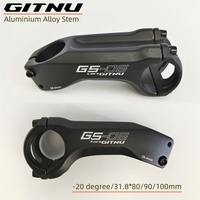 MTB Power Stem Road Bike Mountain Bicycle Bridge Short Power 20 degree Rod Handlebar Table Adjustable Stem Riser 31.8 Cycling
