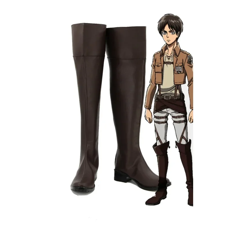 entrega-rapida-anime-ataque-em-tita-cosplay-bota-eren-jaeger-cosplay-sapatos-mikasa-ackerman-cosplay-bota-presente-de-natal-para-menina