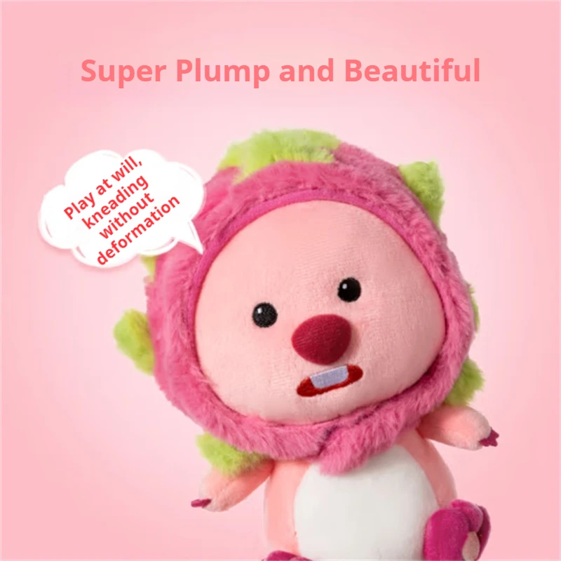 

Miniso Loopy Series Plush Toy Fruit Head Cover Detachable Headgear Doll Kawaii Anime Birthday Gift Children's Toy Bedroom Sofa