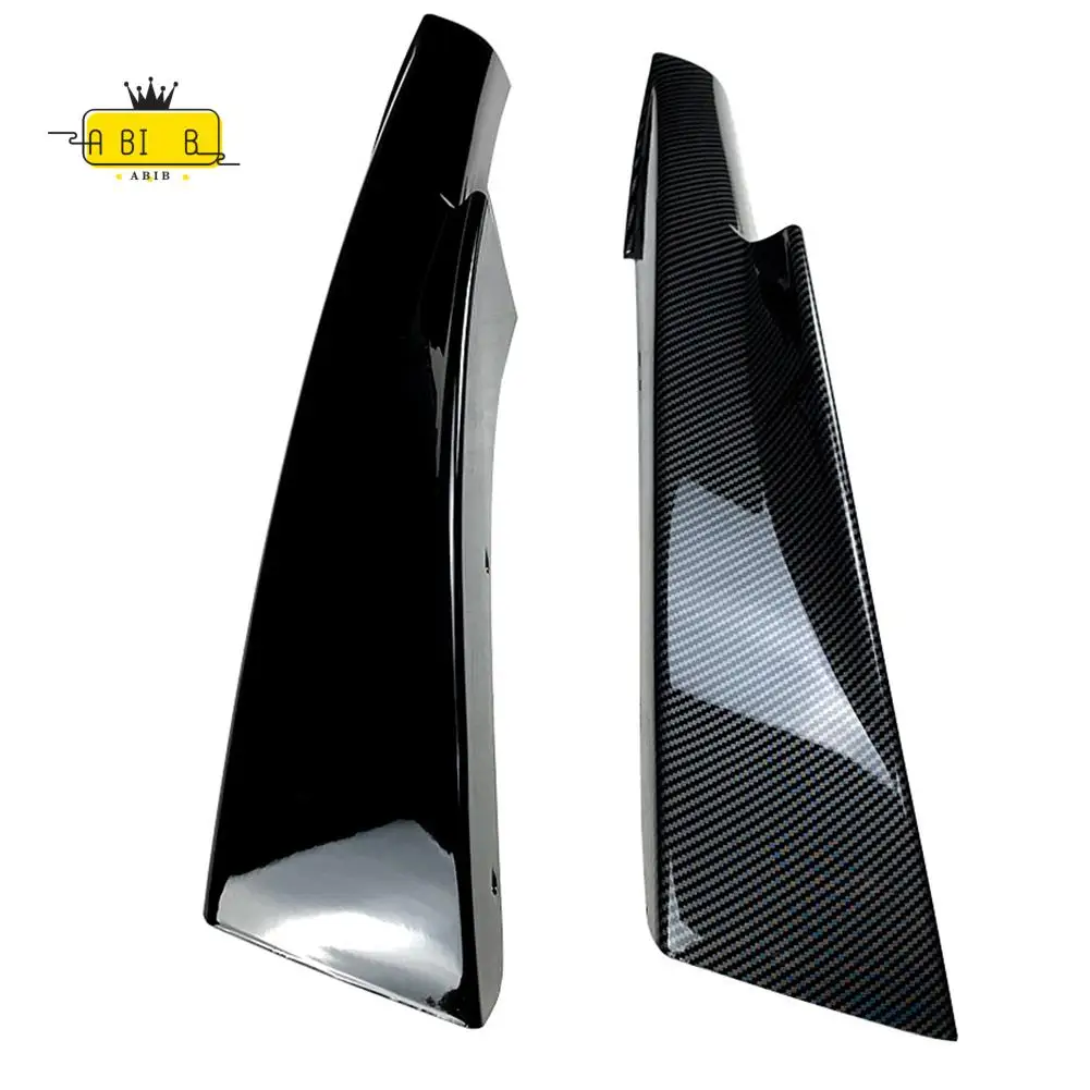 

ABIB -Front Bumper Lip Corner Cover Trim Lower Protector Splitter Spoiler For-BMW E90 320I 330I M-Tech LCI 09-12