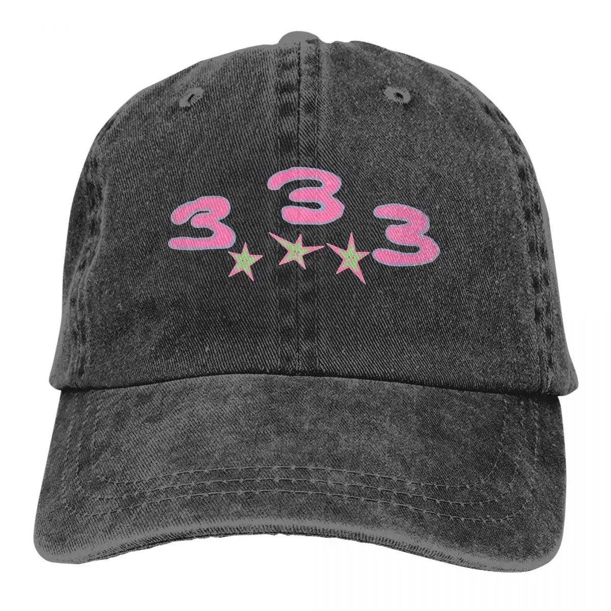 Baseball Cap Bladee 333 Logo Outfit Unisex Vintage Distressed Washed hip hop rapper Sun Cap Adjustable Fit