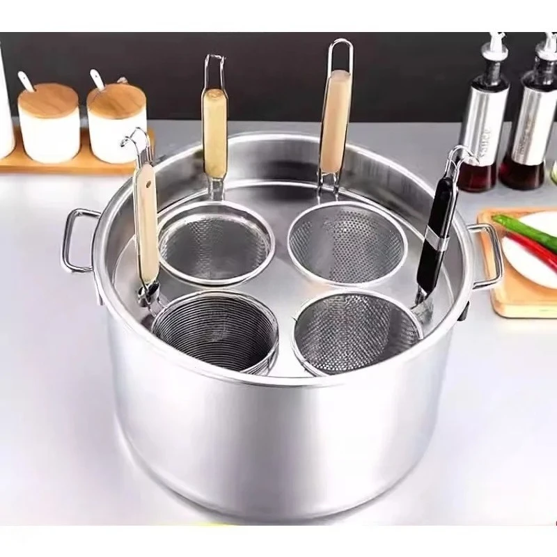 

Stainless Steel Cooking Noodle Pot, Soup Bucket, Large Capacity, Induction Cooker, Stewed Soup