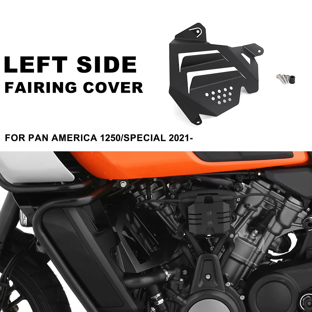

Для Pan America 1250 Special 1250S 2021, защита двигателя мотоцикла, боковой обтекатель, защитная крышка, левая панель, щит, воздушный дефлектор