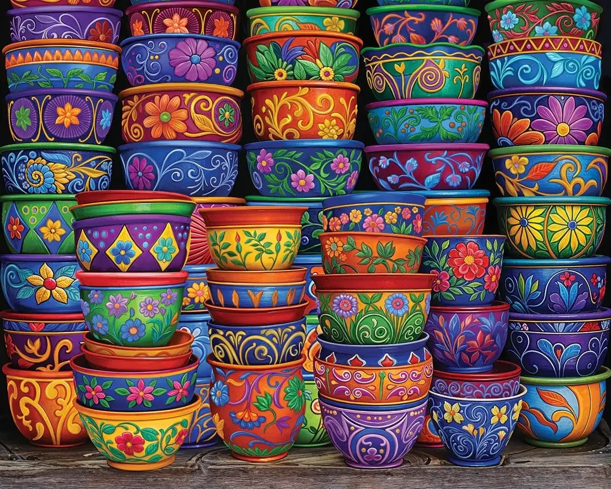 

Wooden Puzzle 1000/300/120 Piece for Adults China Bowl Jigsaw Puzzle Bedroom Gameroom Livingroom Home Decor Birthday Party Gift