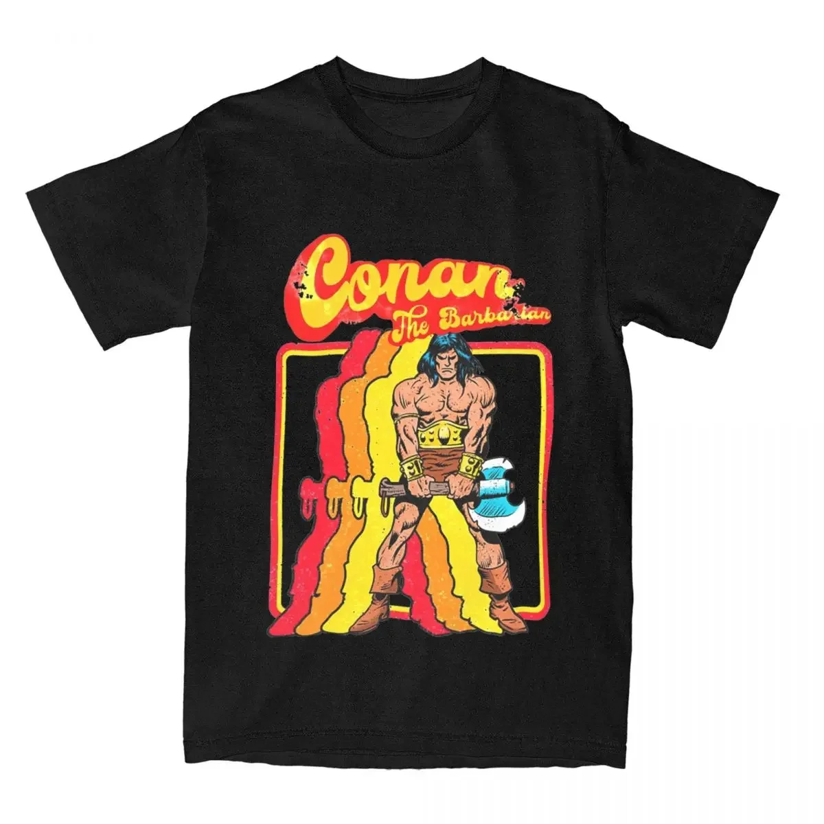 Funny Magic Moovie Conan The Barbarian T Shirt Men Women Pure Cotton Tee Shirt New Arrival Clothing